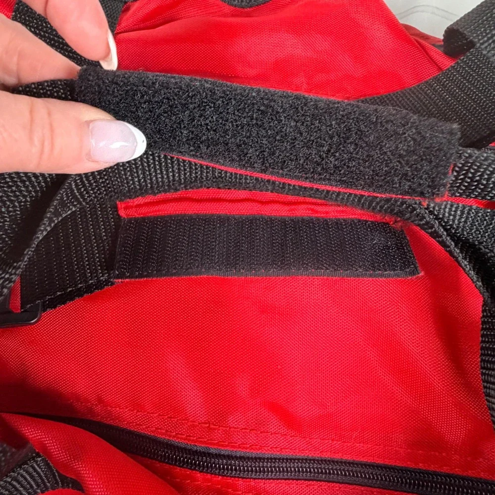 Vintage Augusta Sportswear AMSC American Miniature Schnauzer Club Duffle Bag Red